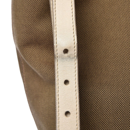 Prada Jacquard Logo Tote Corda Talco 13 of 16
