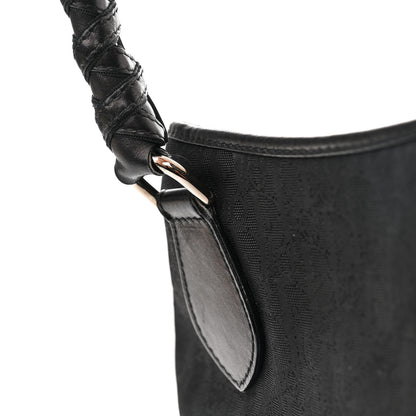 Christian Dior CHRISTIAN DIOR Nylon Monogram Medium Lovely Tote Black 16 of 16