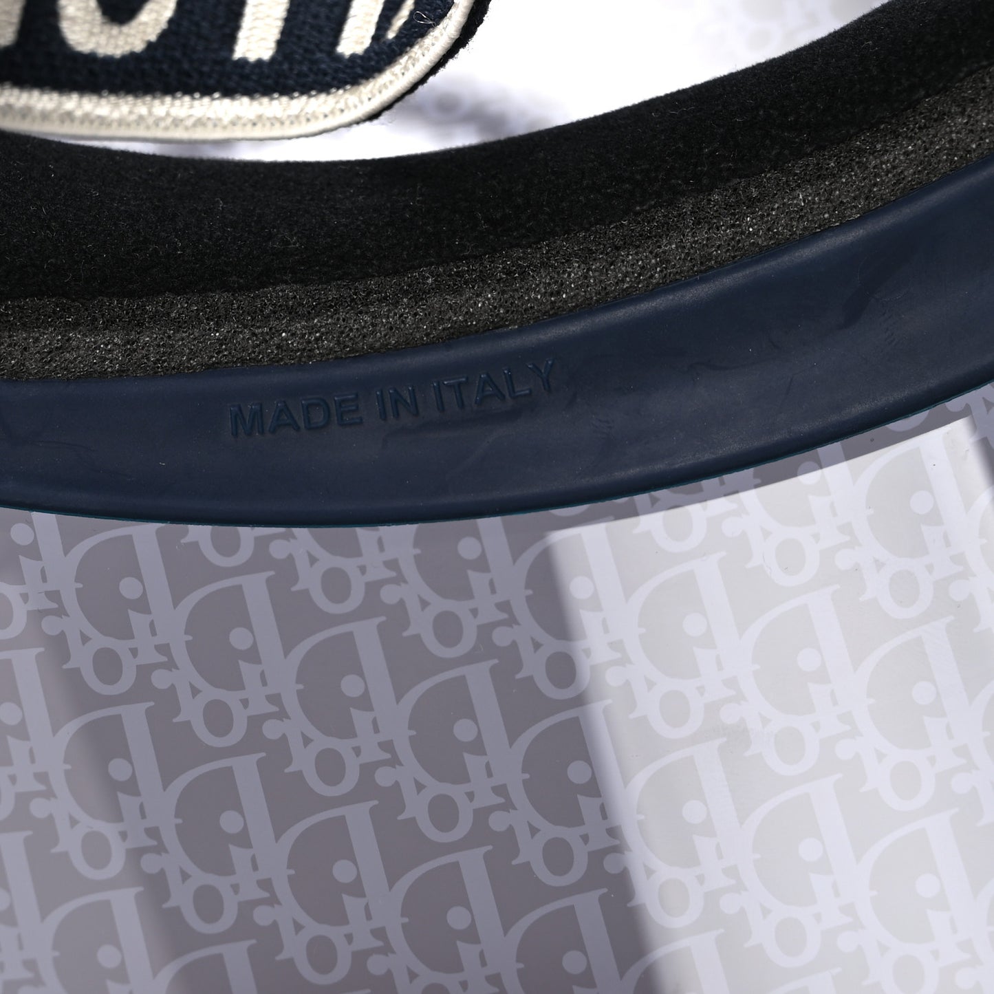 Oblique DiorClub V1U Sun Visor Blue