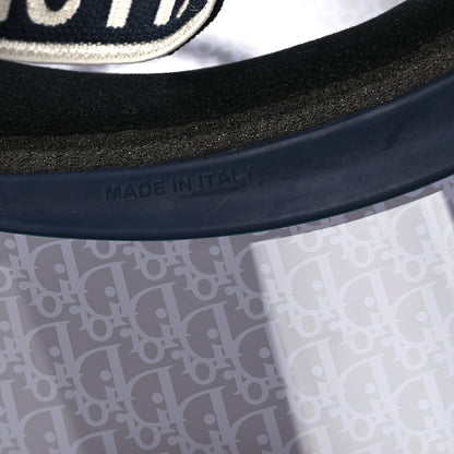 Christian Dior Oblique DiorClub V1U Sun Visor Blue 8 of 11
