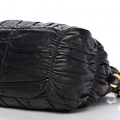Prada Nappa Gaufre Tote Black 7 of 11