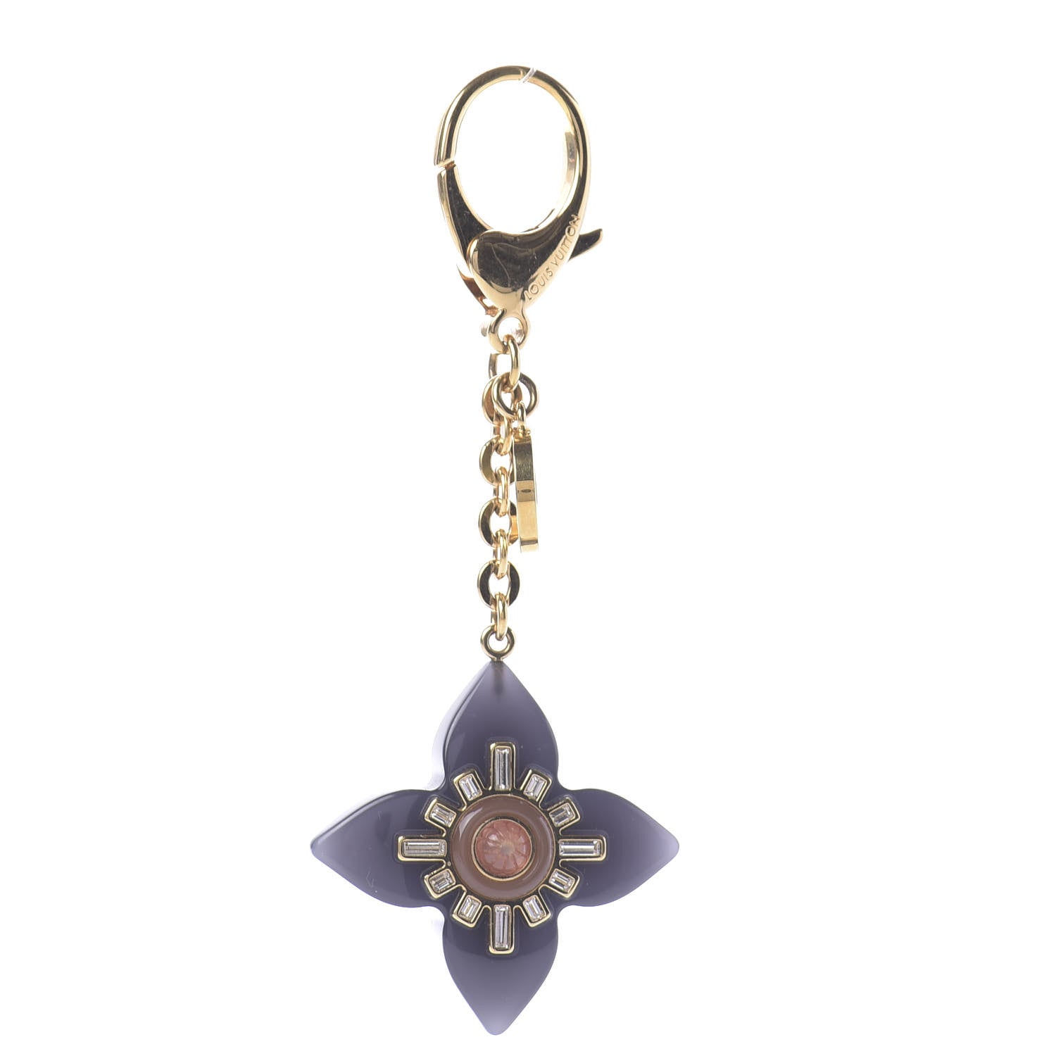 Louis Vuitton Fleur d'Etoile Bag Charm Black 5 of 7