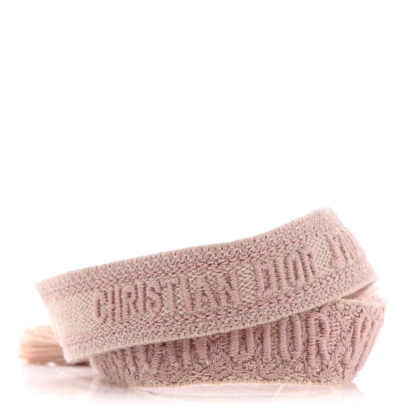 Woven Cotton J'Adior Friendship Bracelet Set Pink