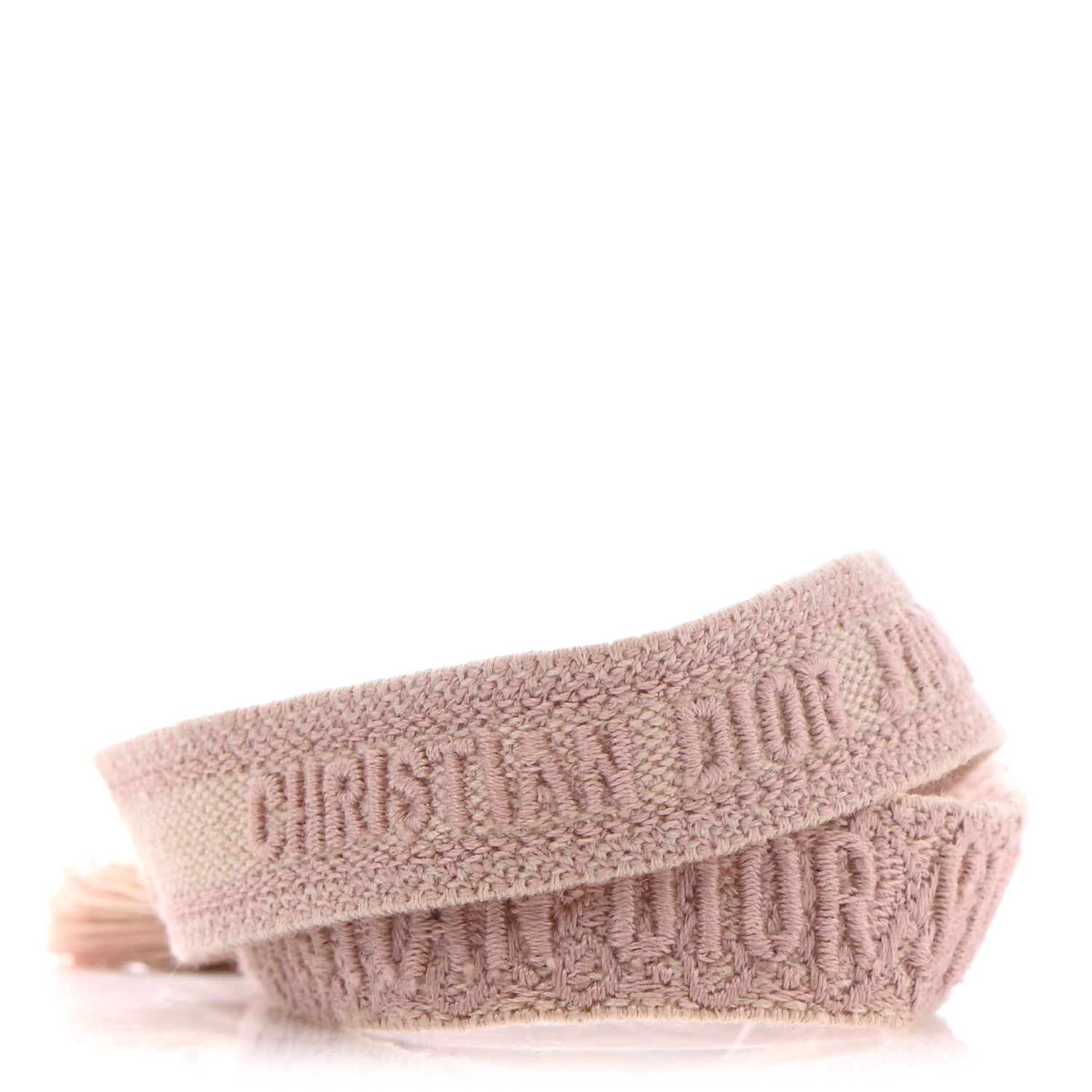 Christian Dior Woven Cotton J'Adior Friendship Bracelet Set Pink 1 of 3