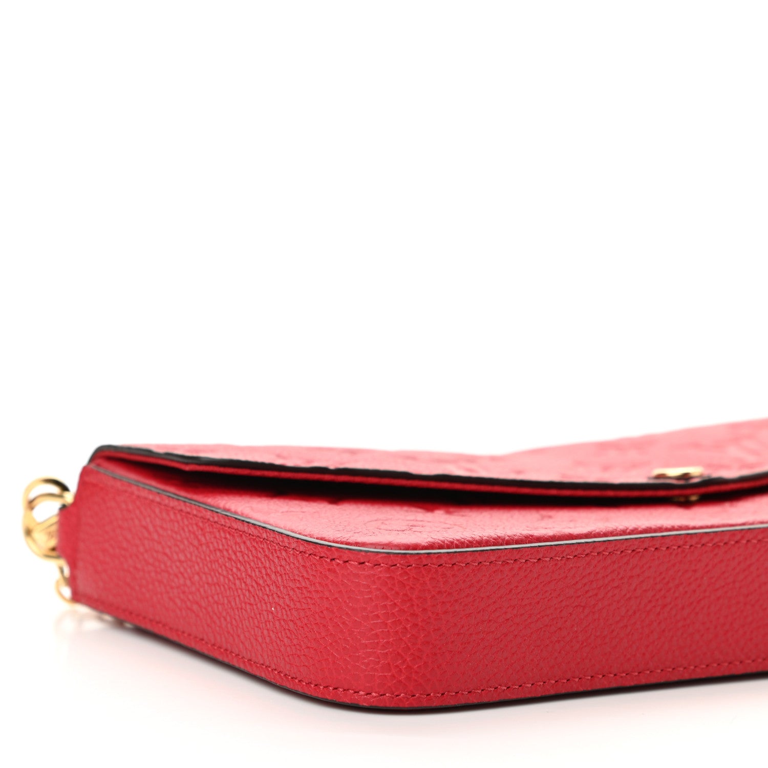 Louis Vuitton Empreinte Pochette Felicie Chain Wallet Scarlet 9 of 11