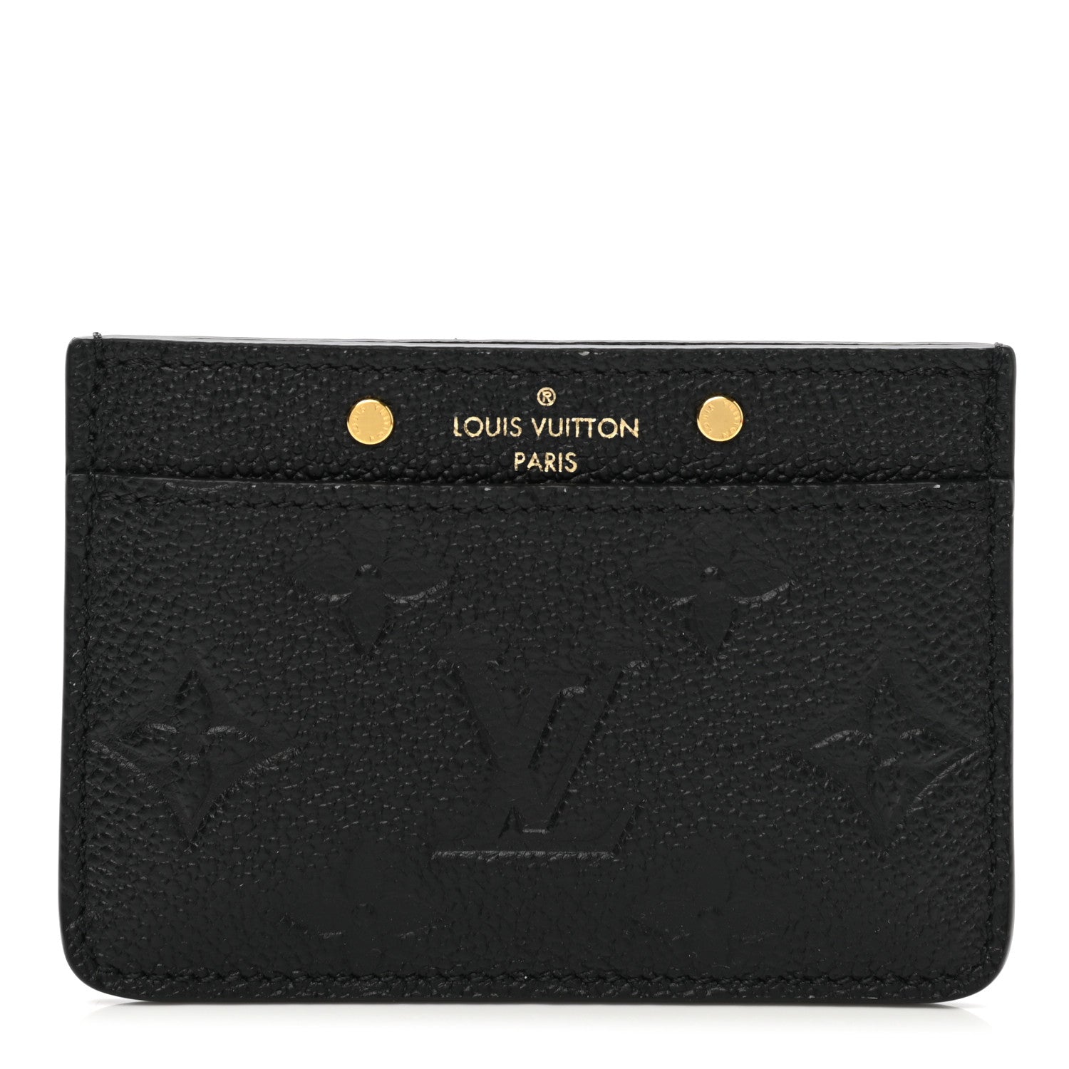 Louis Vuitton Empreinte Card Holder Black 1 of 9