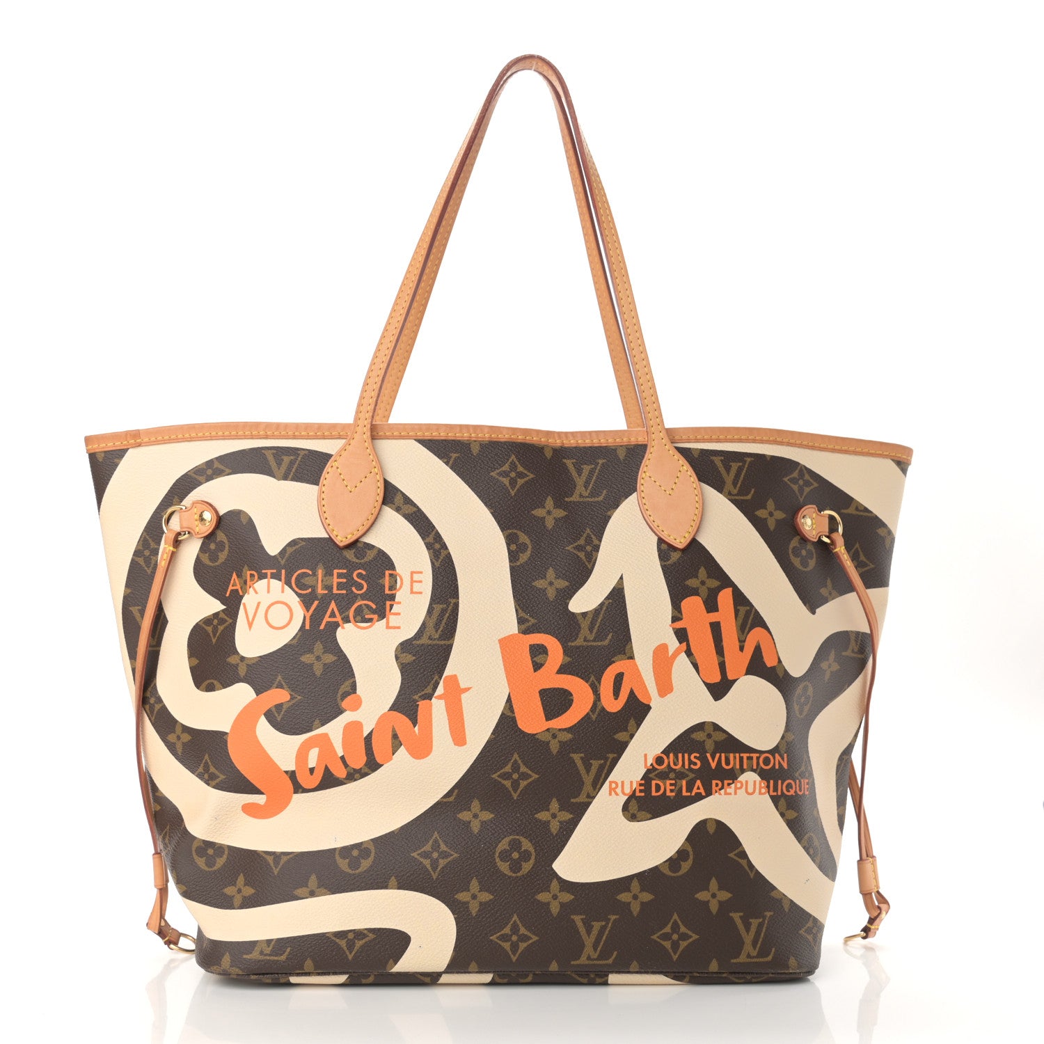 Louis Vuitton Monogram Tahitienne Saint Barth Neverfull MM 2 of 15