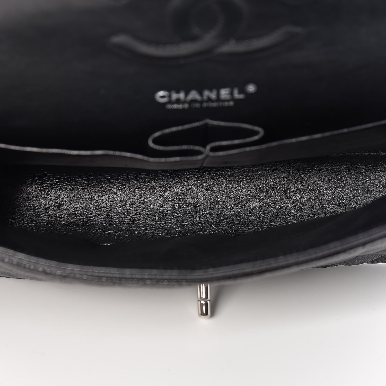 Chanel Caviar Quilted Medium Double Flap Black 6 of 11