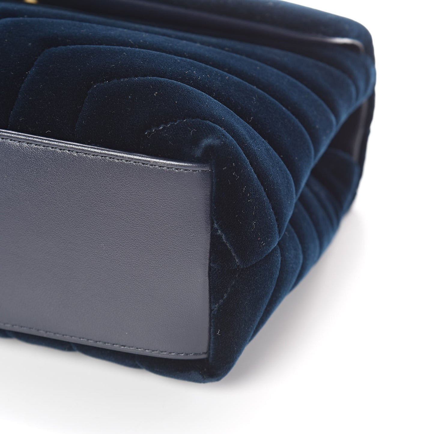 Velvet Y Quilted Monogram Small Loulou Chain Satchel Medium Blue
