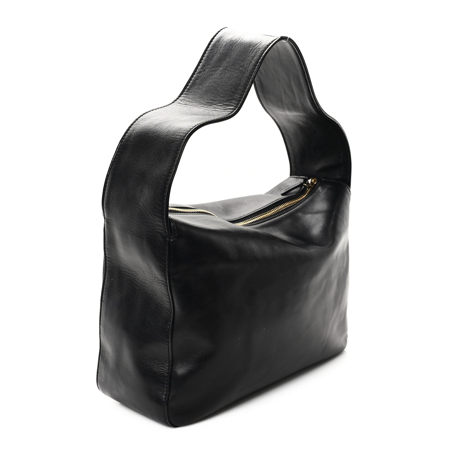Khaite Calfskin Elena Black 3 of 9