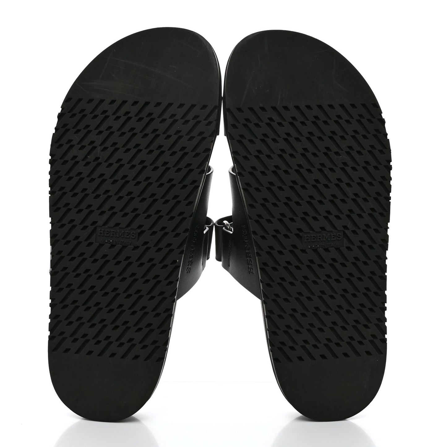 Calfskin Womens Chypre Sandals 38.5 Black