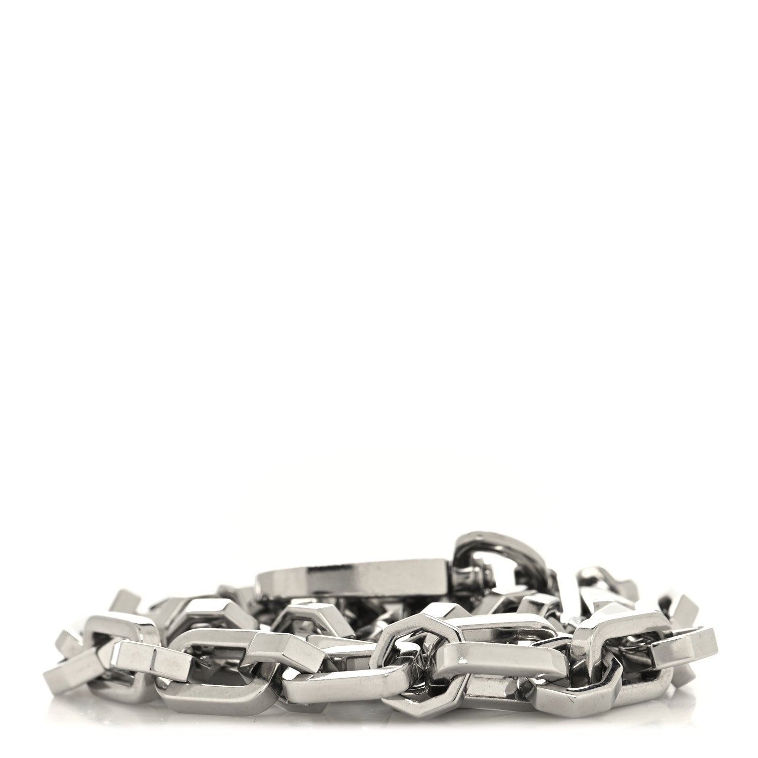 Louis Vuitton Metal Dauphine Chain Long Shoulder Strap Silver 2 of 3