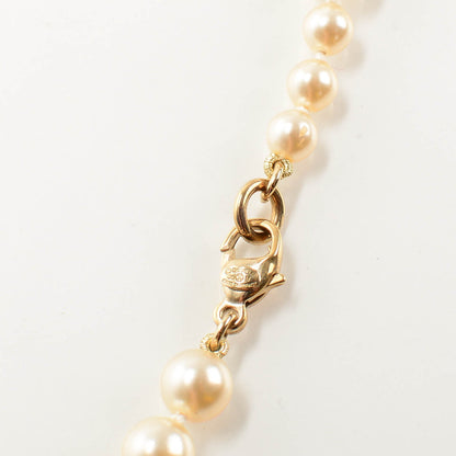 Chanel Graduated Pearl CC Long Necklace Gold 5 of 6