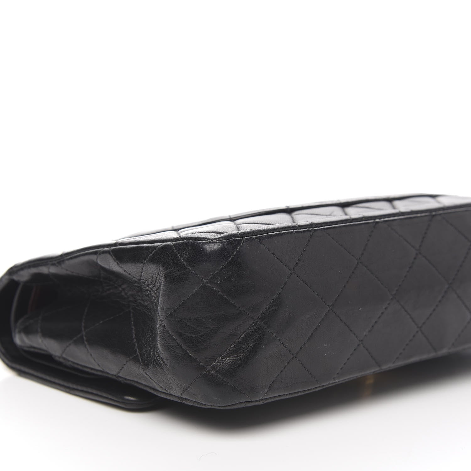 Chanel Lambskin Quilted Medium Double Flap Black 6 of 12