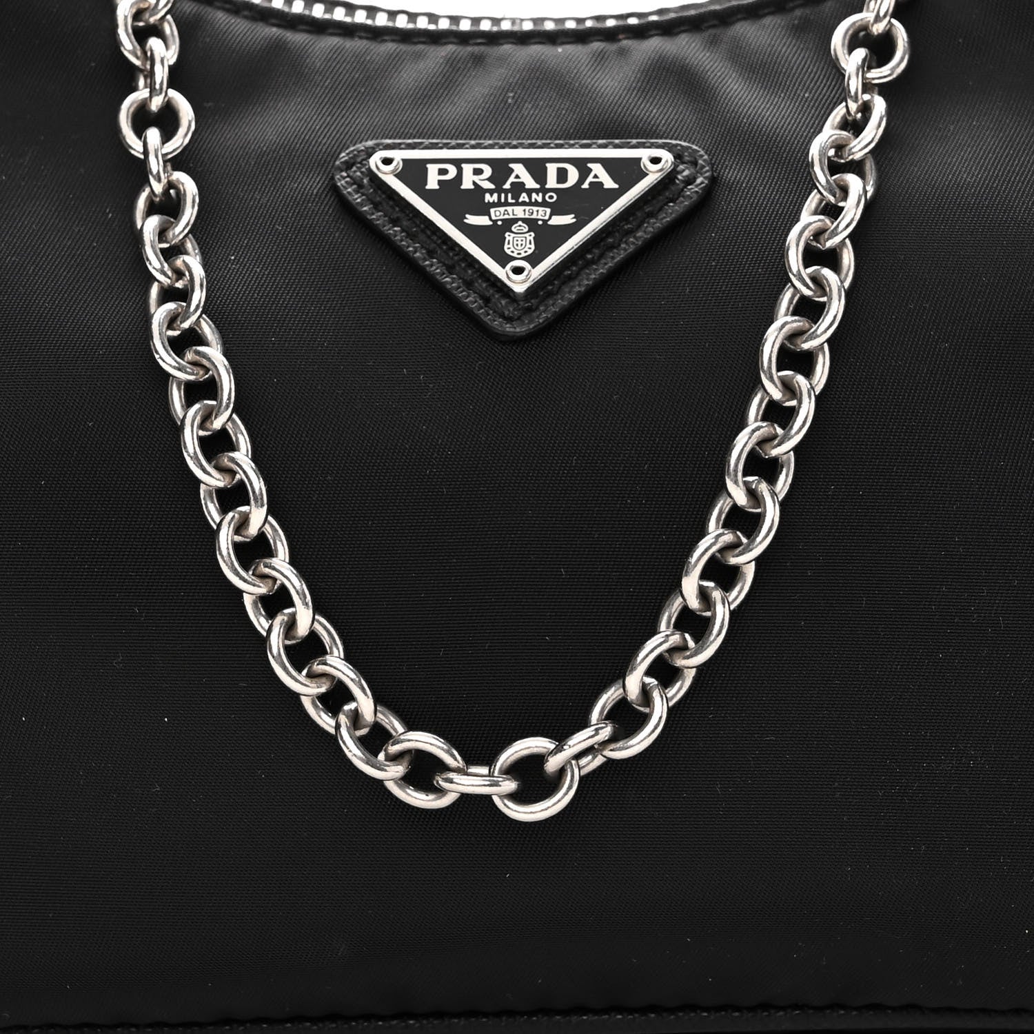 Prada Nylon Re-Edition 2005 Shoulder Bag Black 8 of 10