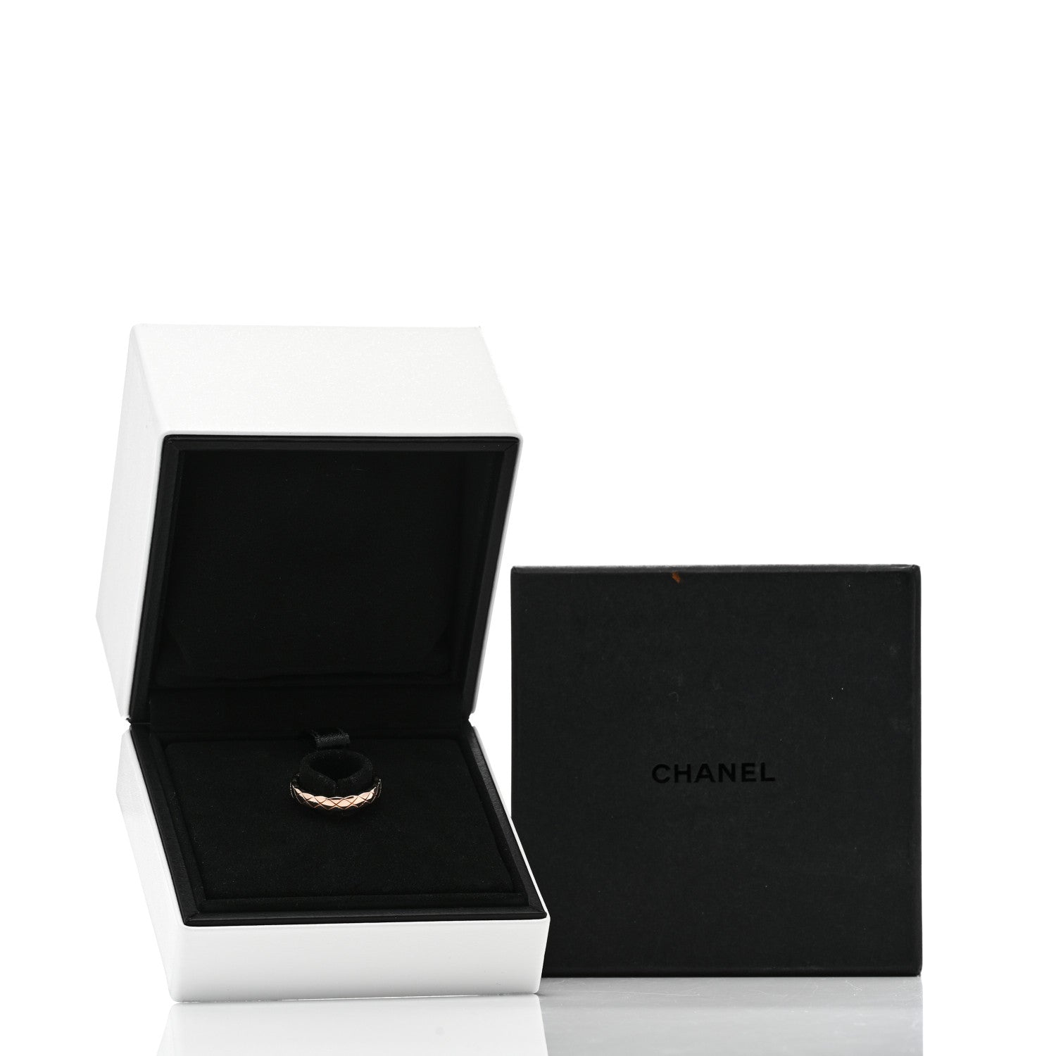 Chanel 18K Beige Gold Mini Coco Crush Ring 51 5.75 6 of 6