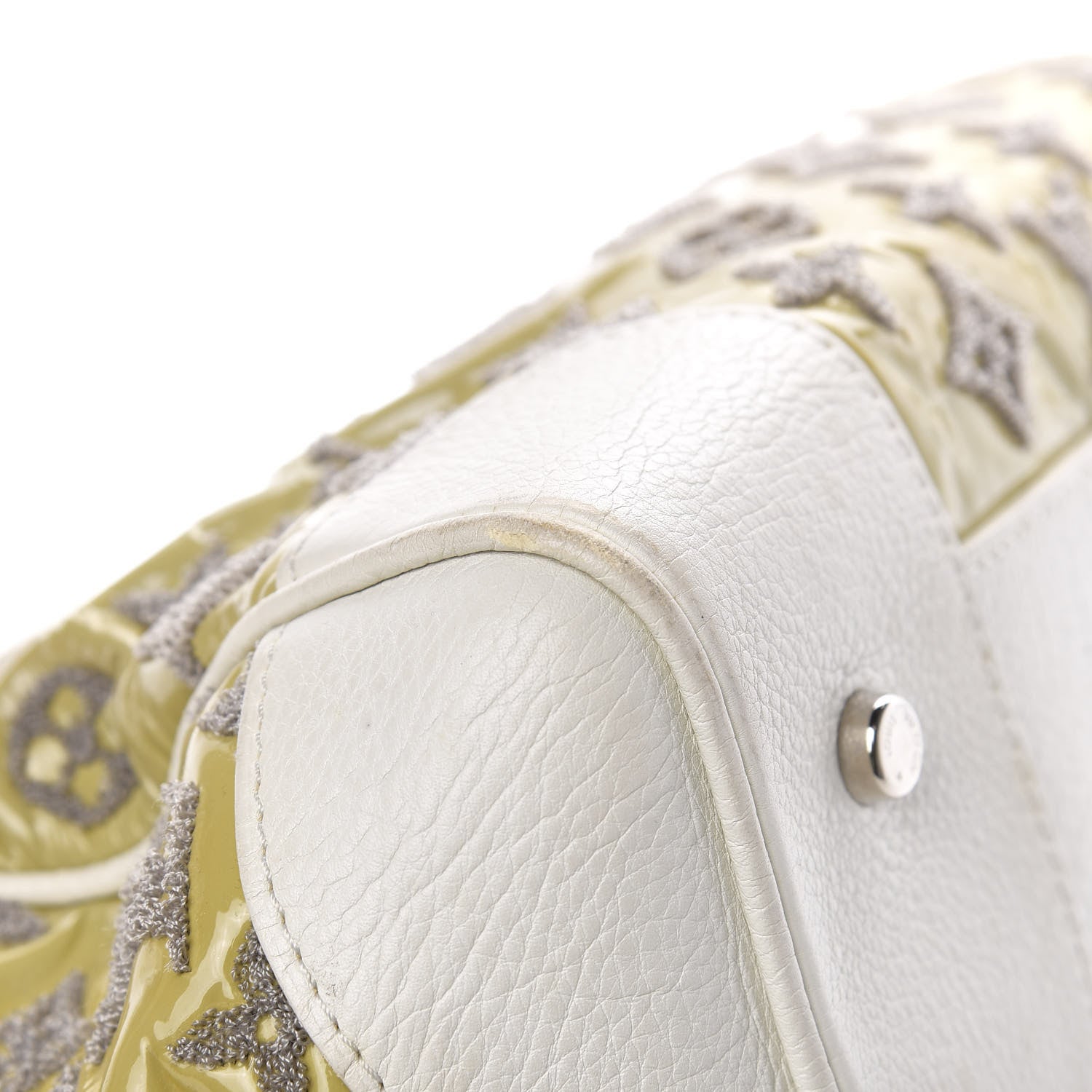 Louis Vuitton Monogram Bouclettes Speedy Round Perle 9 of 14