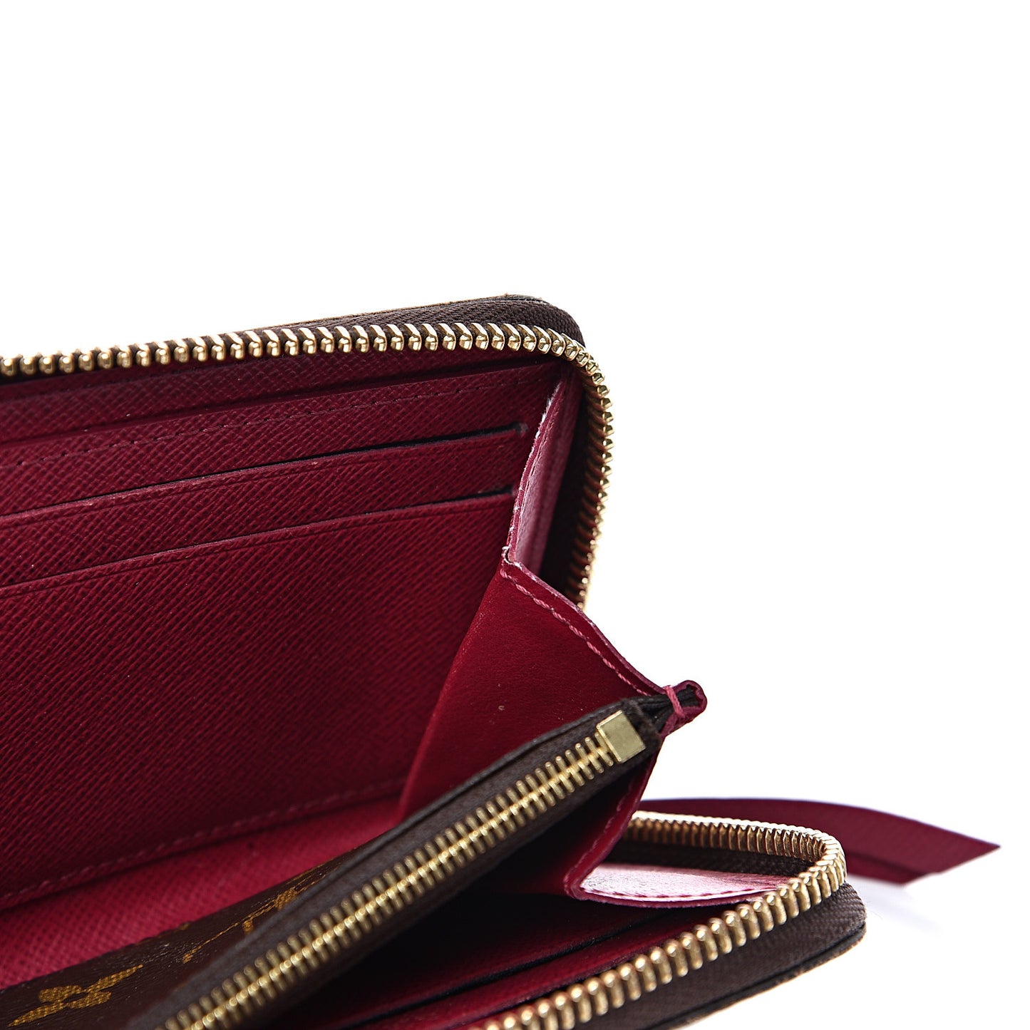 Monogram Clemence Wallet Fuchsia