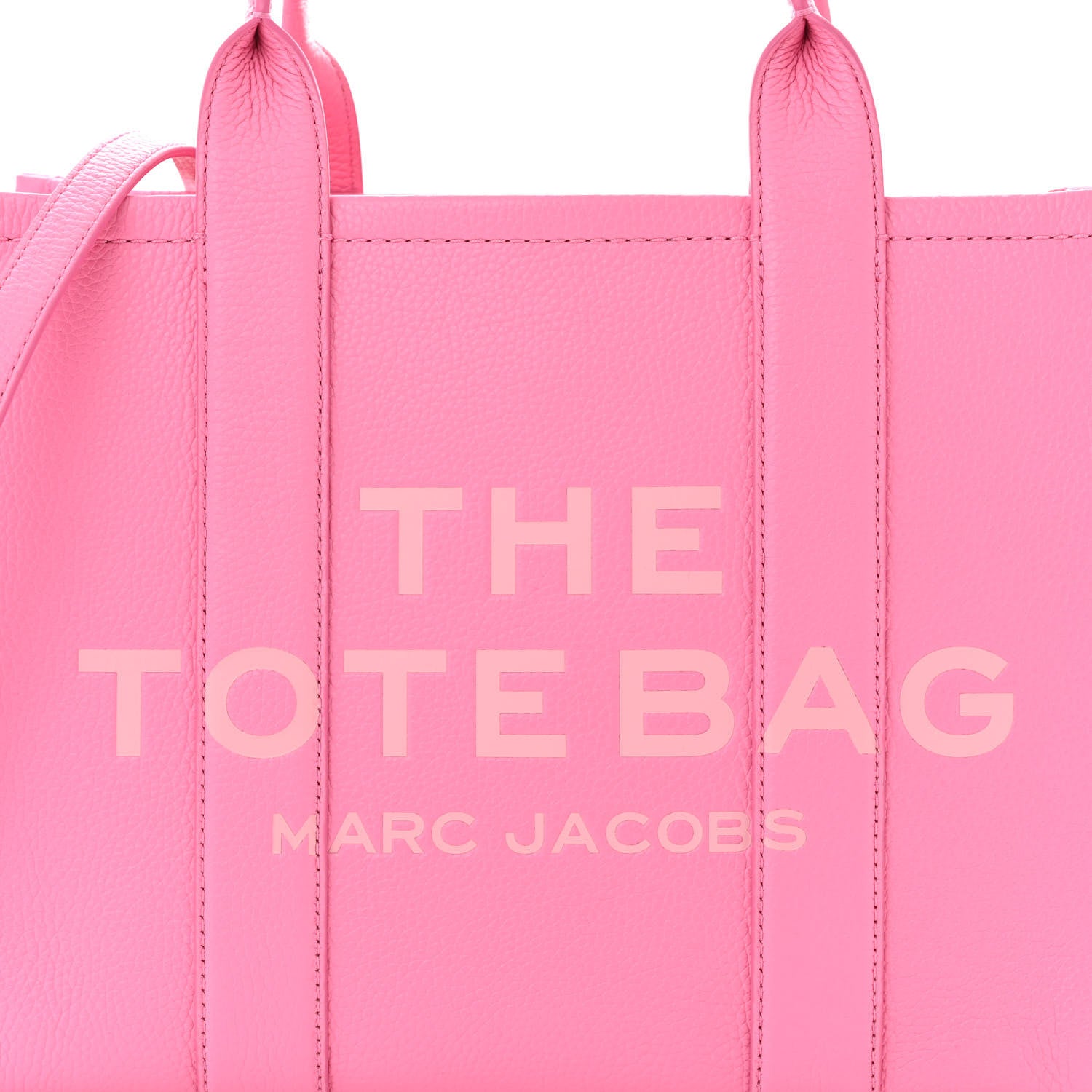 Marc Jacobs Grained Calfskin Medium The Tote Bag Petal Pink 8 of 10