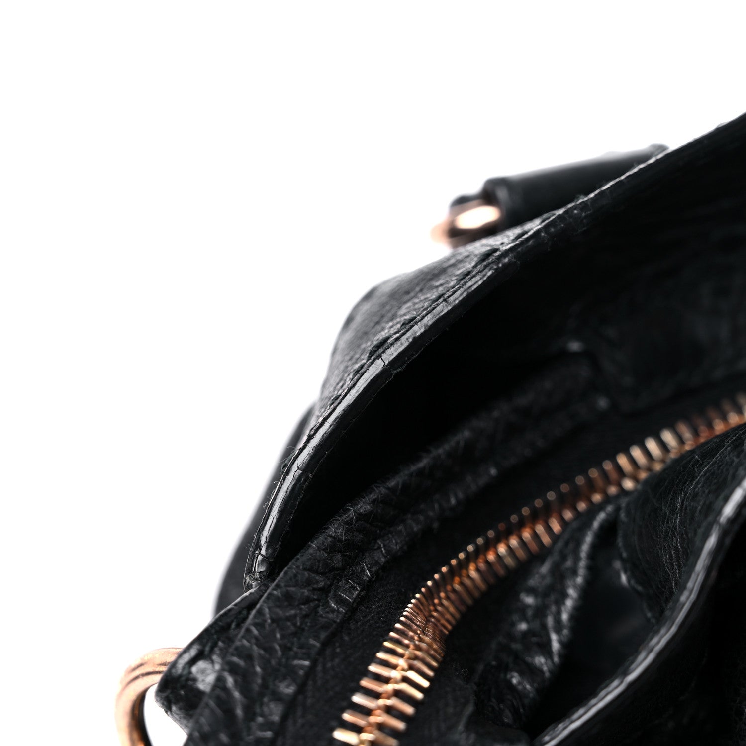 Balenciaga Agneau Giant 12 Rose Gold Hardware Town Black 16 of 17