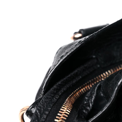 Balenciaga Agneau Giant 12 Rose Gold Hardware Town Black 16 of 17
