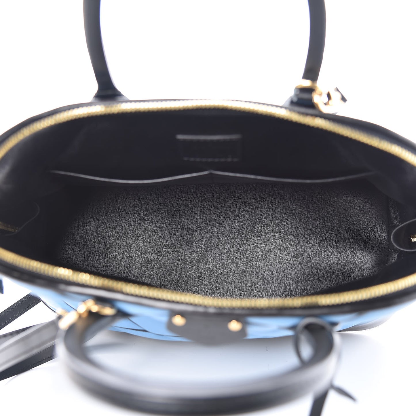 Lambskin Malletage Alma PM Bleuet