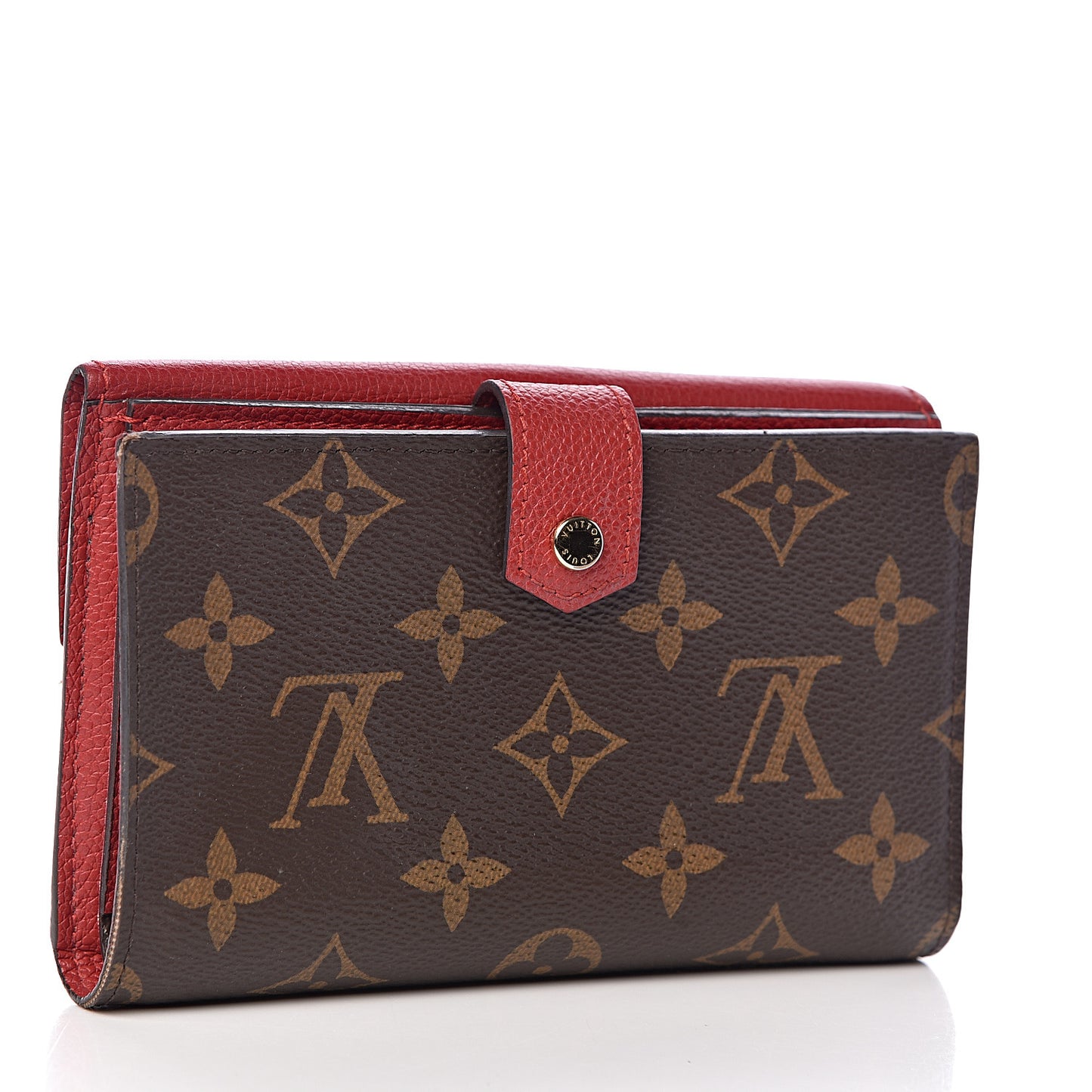 Monogram Pallas Compact Wallet Cherry