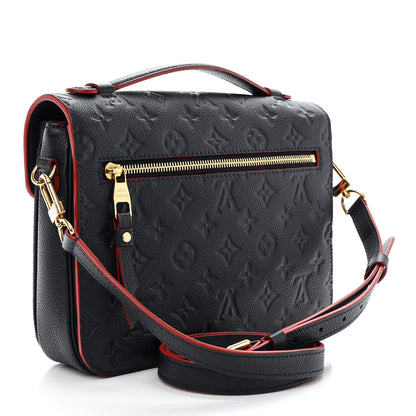 Louis Vuitton LOUIS VUITTON Empreinte Pochette Metis Marine Rouge 3 of 13