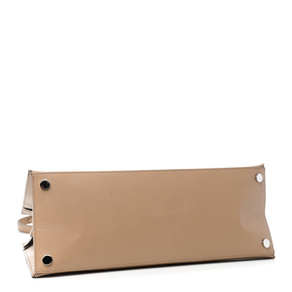 Balenciaga Smooth Calfskin Ostrich Padlock Work XS Outremer Beige Camel 4 of 9