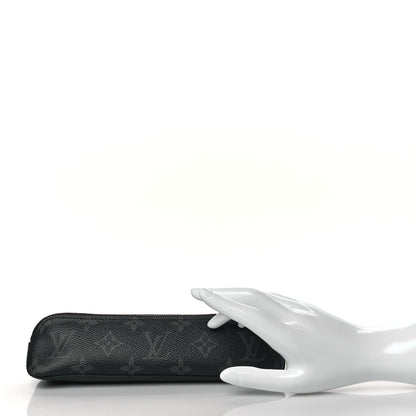 Louis Vuitton Monogram Eclipse Elizabeth Pencil Pouch Black 2 of 10