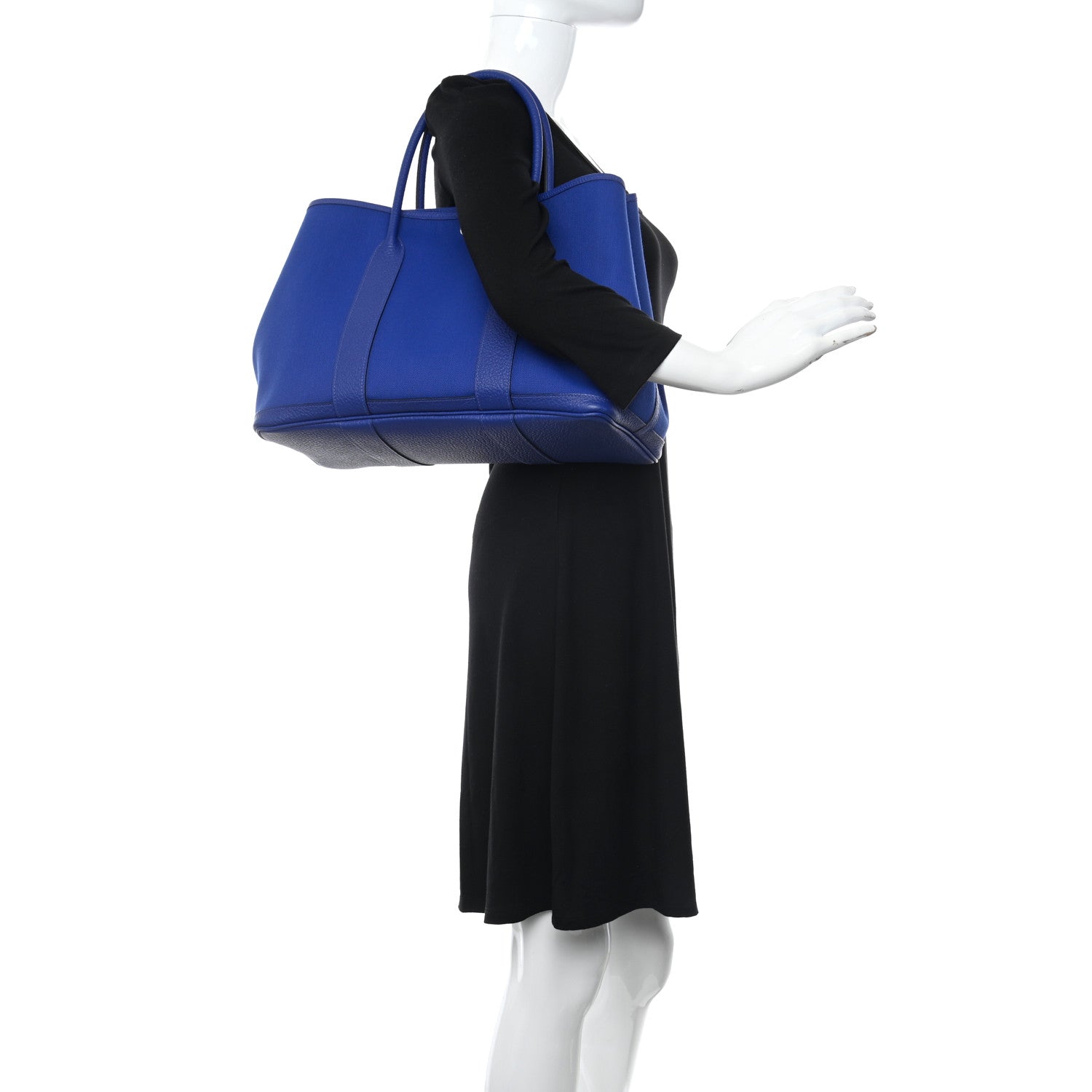 Hermes Toile Negonda Garden Party 36 MM Bleu Electrique 2 of 10