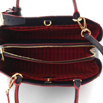 Louis Vuitton Empreinte Montaigne MM Marine Rouge 5 of 9