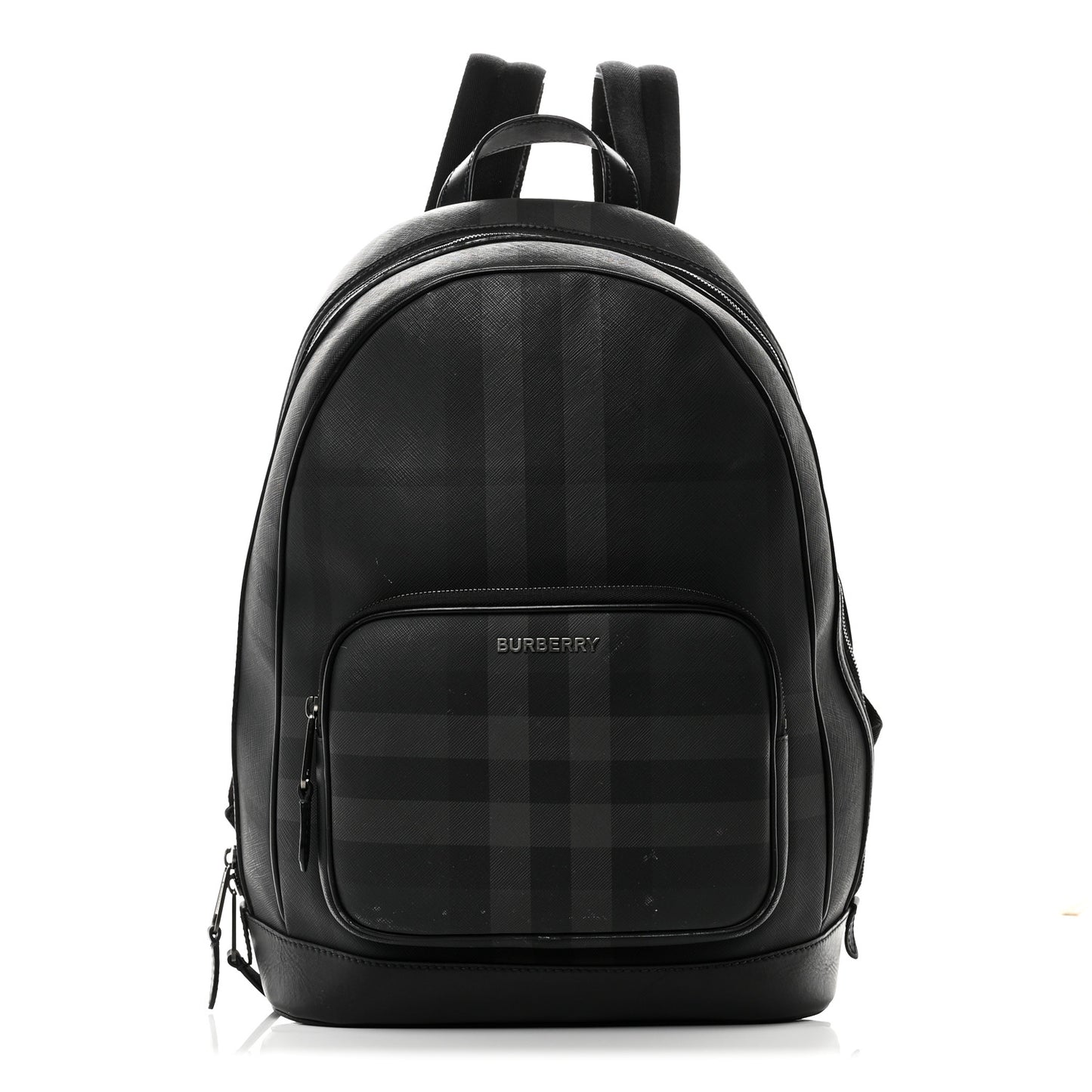 London Check Logo Rocco Backpack Charcoal