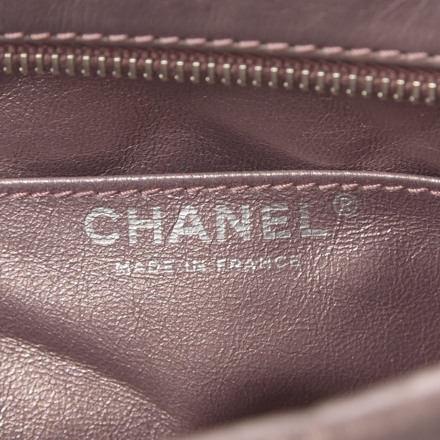 Chanel Metallic Aged Calfskin Quilted Small Reissue Camera Case Rose Fonce 7 of 8