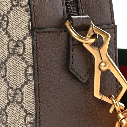 Gucci GG Supreme Monogram Web Neo Vintage Shoulder Bag Beige New Acero Crop 11 of 13