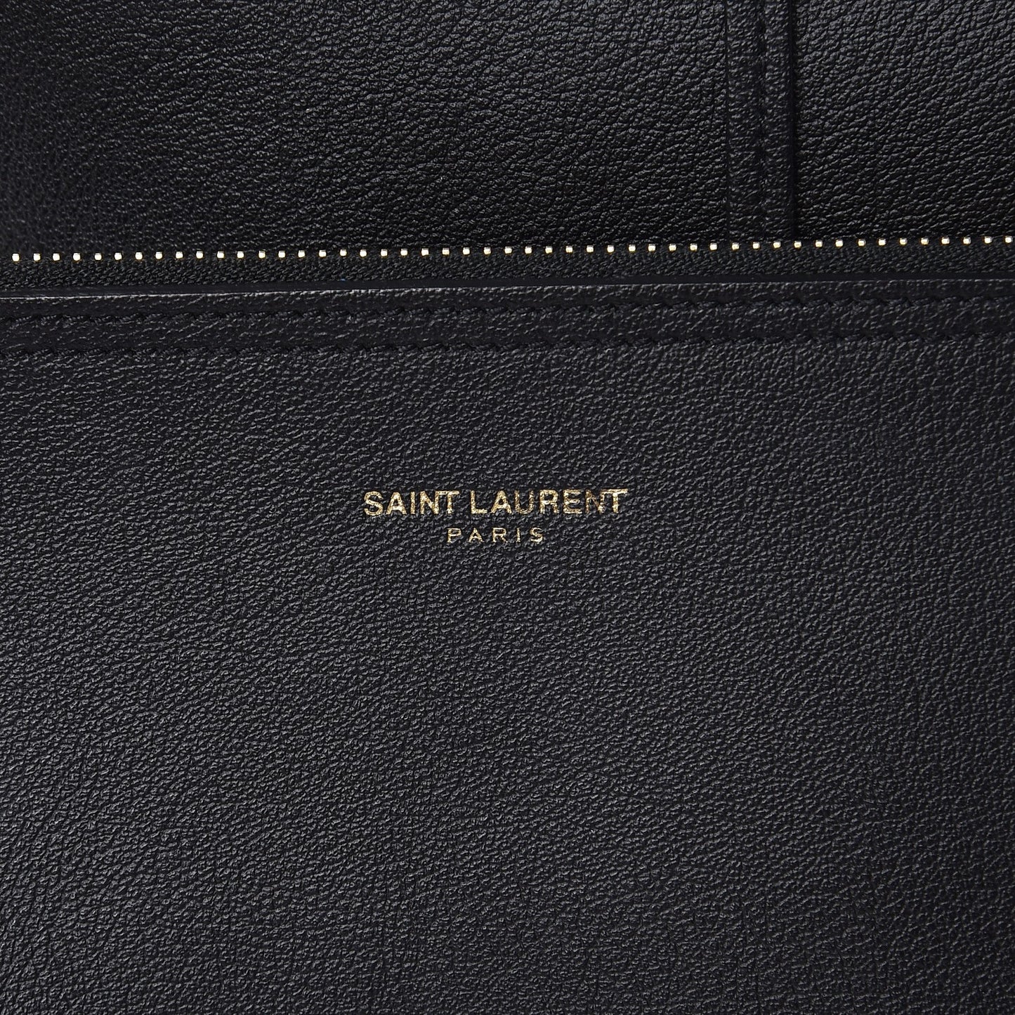 Calfskin Large Shopping Tote Black