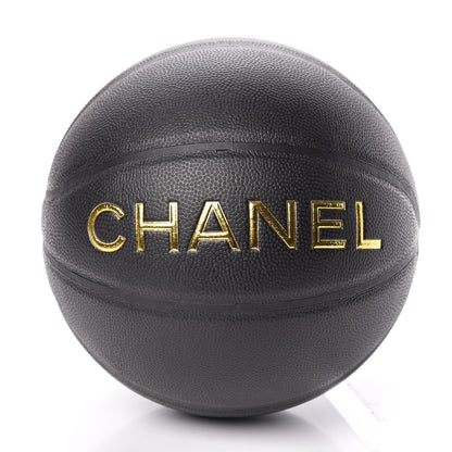 Chanel Lambskin Chain Net and Basketball Black Dark Gold 4 of 10