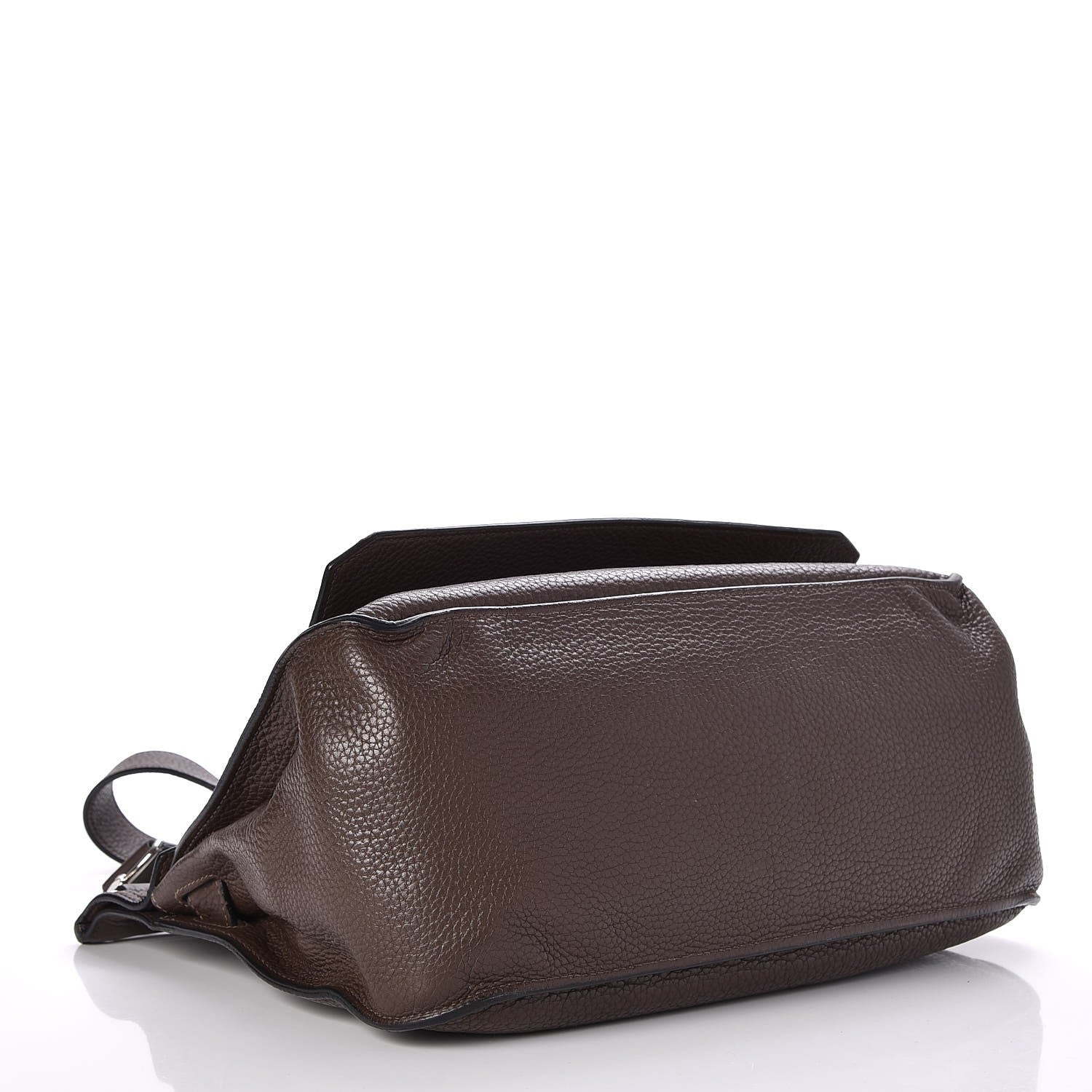 Hermes Taurillon Clemence Jypsiere 34 Chocolate 4 of 7