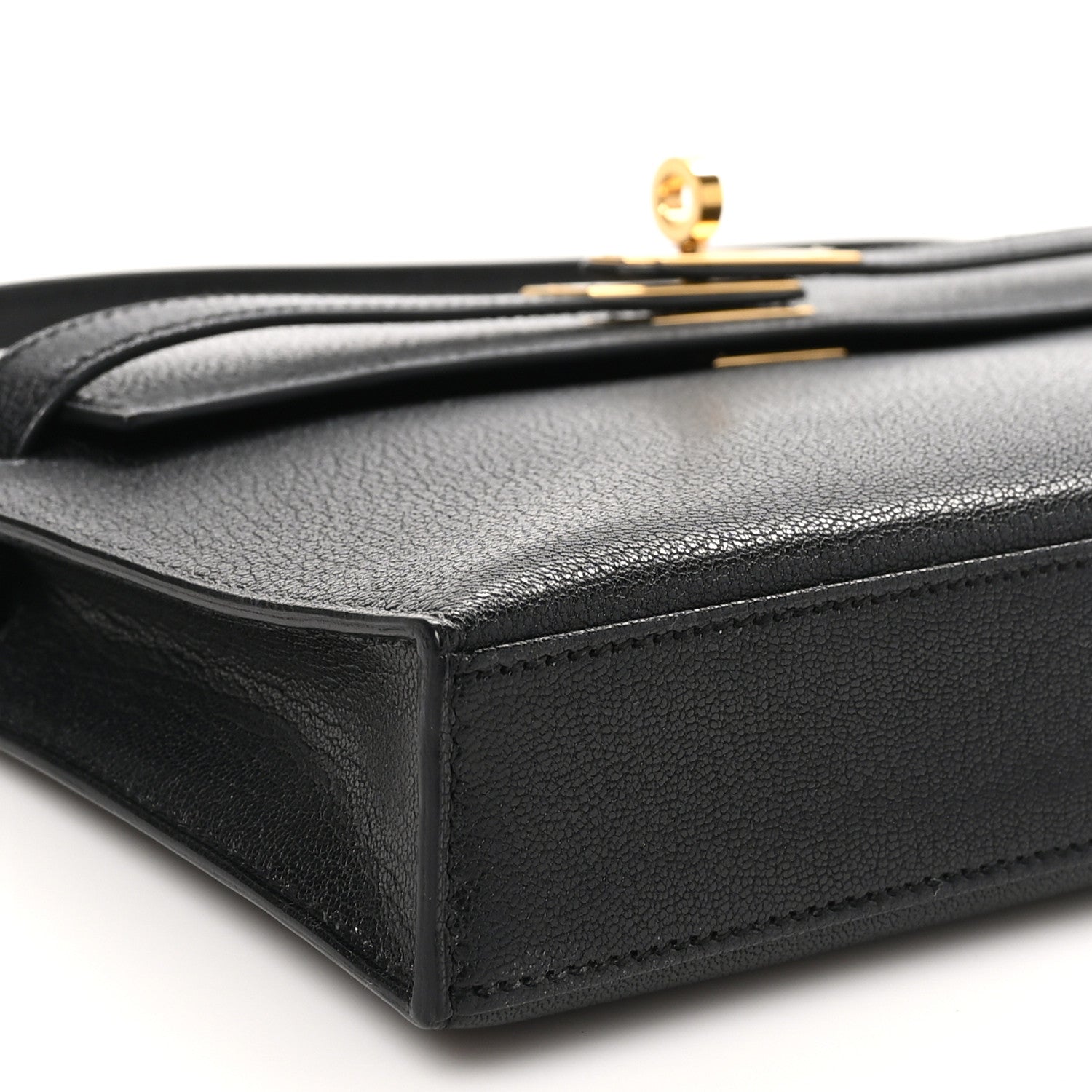 Hermes Chevre Chamkila Kelly Elan Black 9 of 11