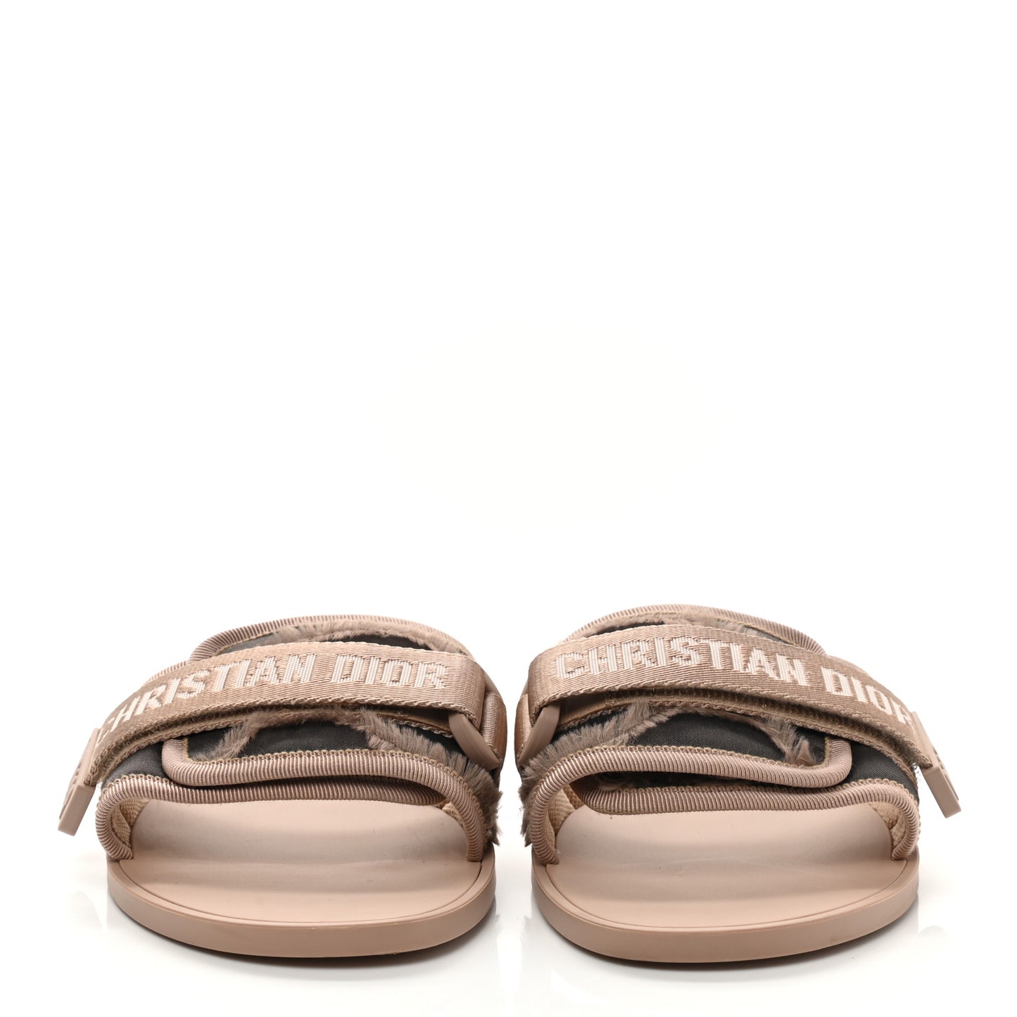 Nylon Camouflage Dio(r)evolution Slide Sandals 39 Nude