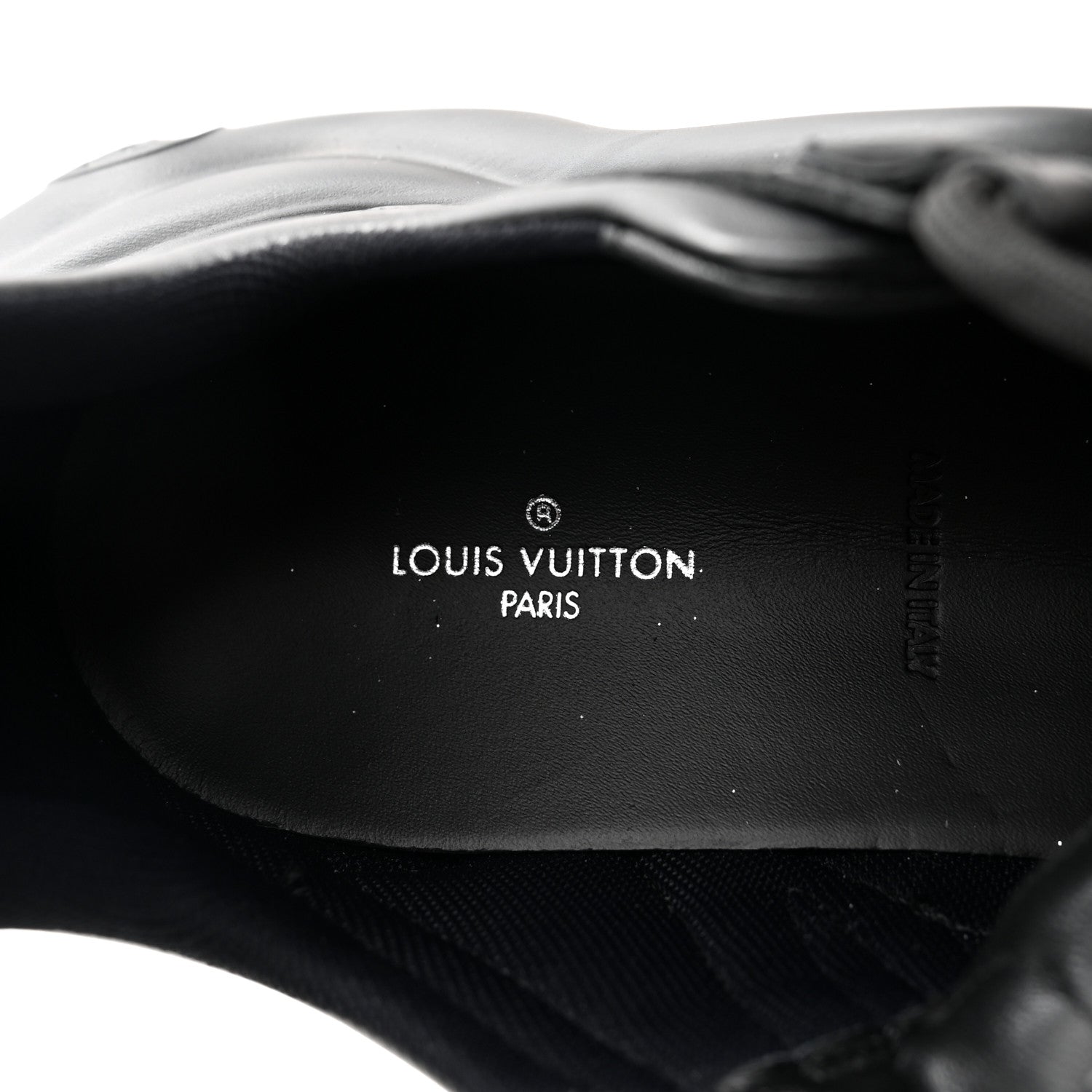 Louis Vuitton Calfskin Glitter LV Archlight Sneaker 38 Black 8 of 9
