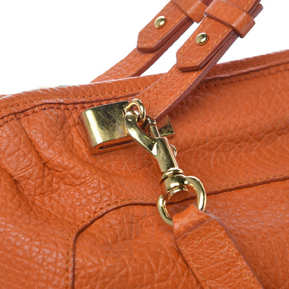 Chloe Grained Calfskin Brooke Satchel Orange 12 of 17