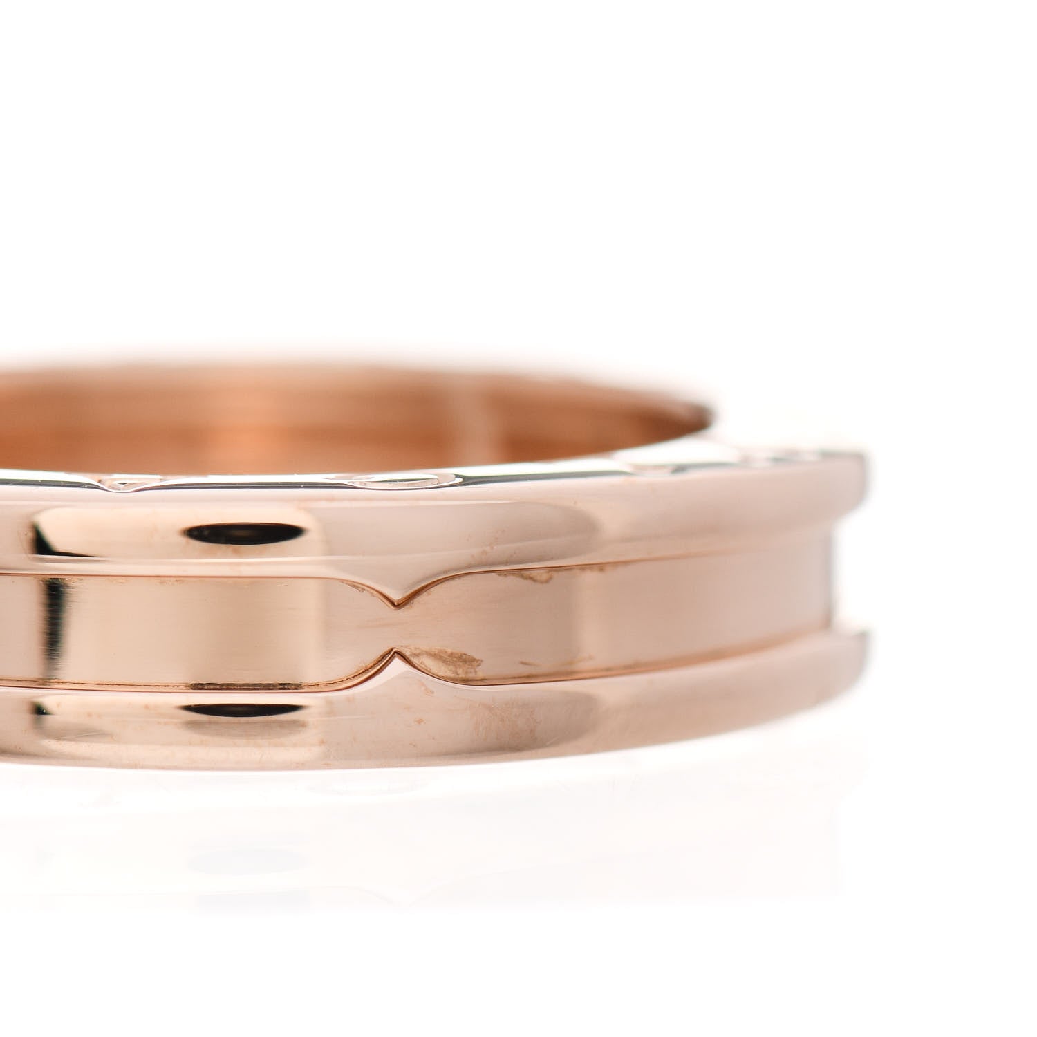 Bulgari 18K Rose Gold B.Zero1 One-Band Ring 51 5.75 5 of 5