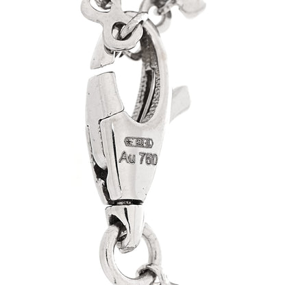 Gucci 18K White Gold Diamond Flora GG Bracelet 4 of 4