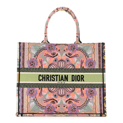 Christian Dior Canvas Embroidered Large In Lights Book Tote Multicolor 1 of 11