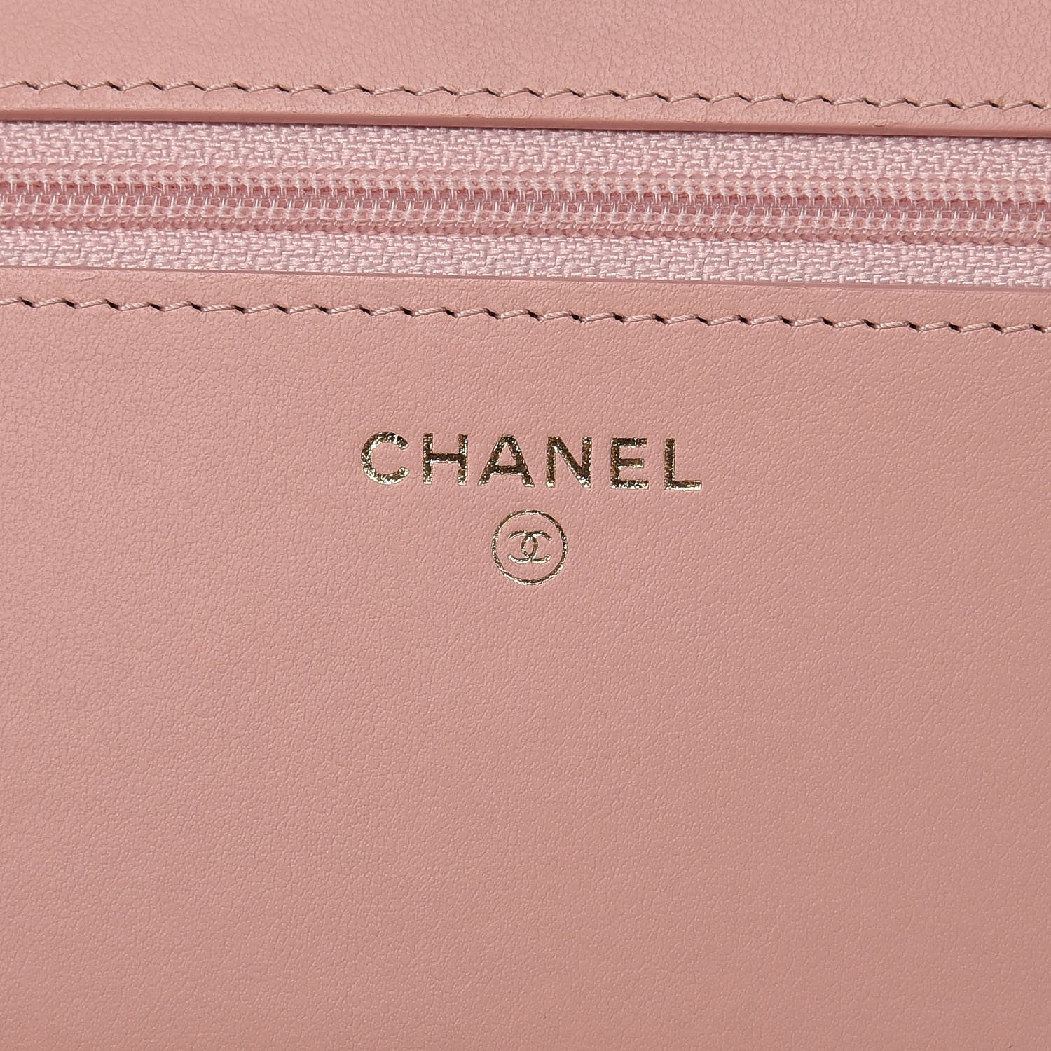 Chanel Caviar Quilted Boy Wallet On Chain WOC Light Pink 6 of 11
