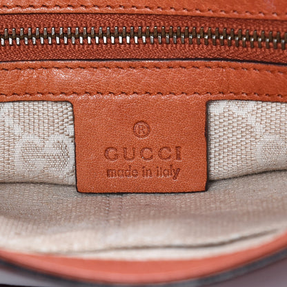 Gucci Calfskin Harness Shoulder Bag New Rust 6 of 20