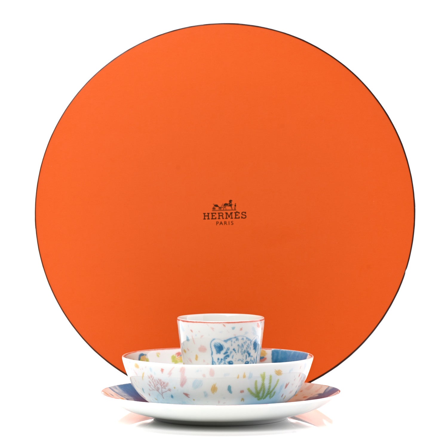 Hermes Porcelain Passe-Passe Set of 3 10 of 10