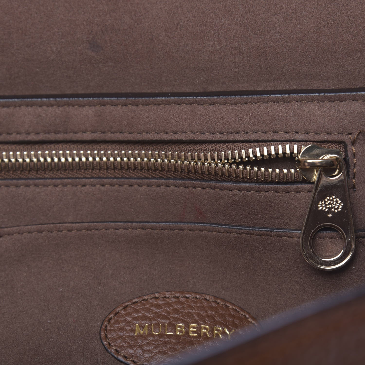Mulberry Classic Grain Calfskin Bayswater Oak 12 of 16