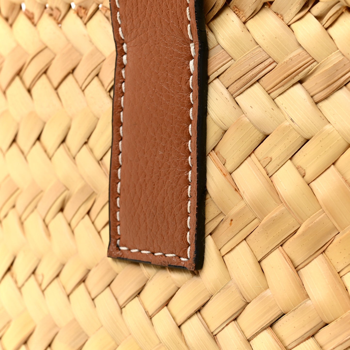 Raffia Large Basket Tote Bag Natural Tan
